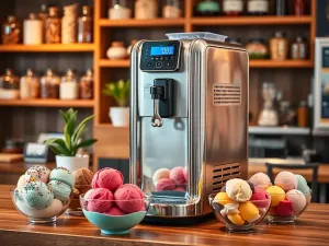 Kompaktowe maszyny do lodów do małych lokali